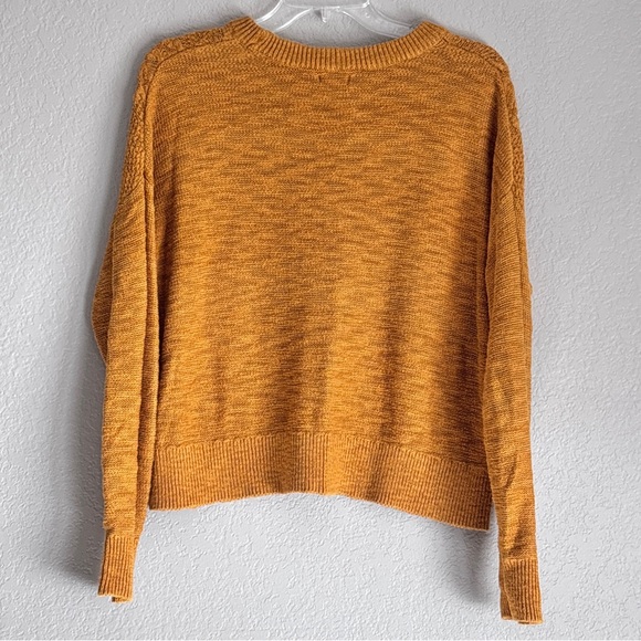 Cabincore normcore Mossimo Supply Co. Mustard Women’s Knit Sweater M - Picture 9 of 9